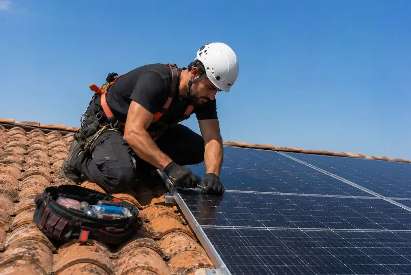 Maintenance et monitoring de panneaux solaires aux Moutiers-en-Retz